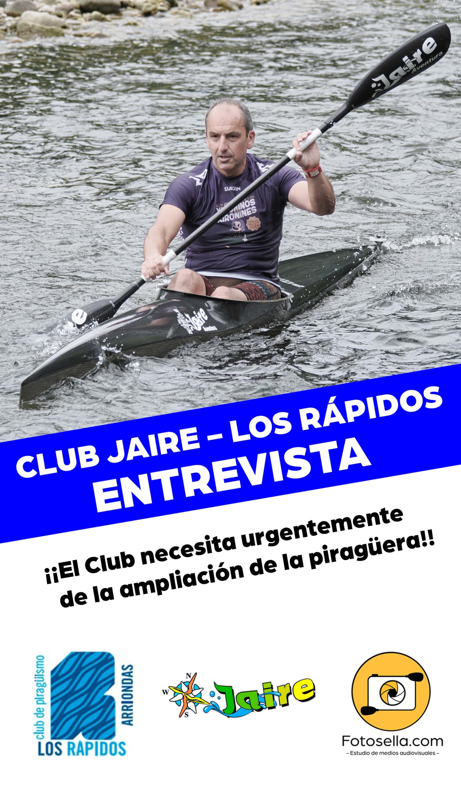 Entrevista A Alberto Gutierrez, Presidente Del Club Los Rápidos De Arriondas De Piragüismo.
